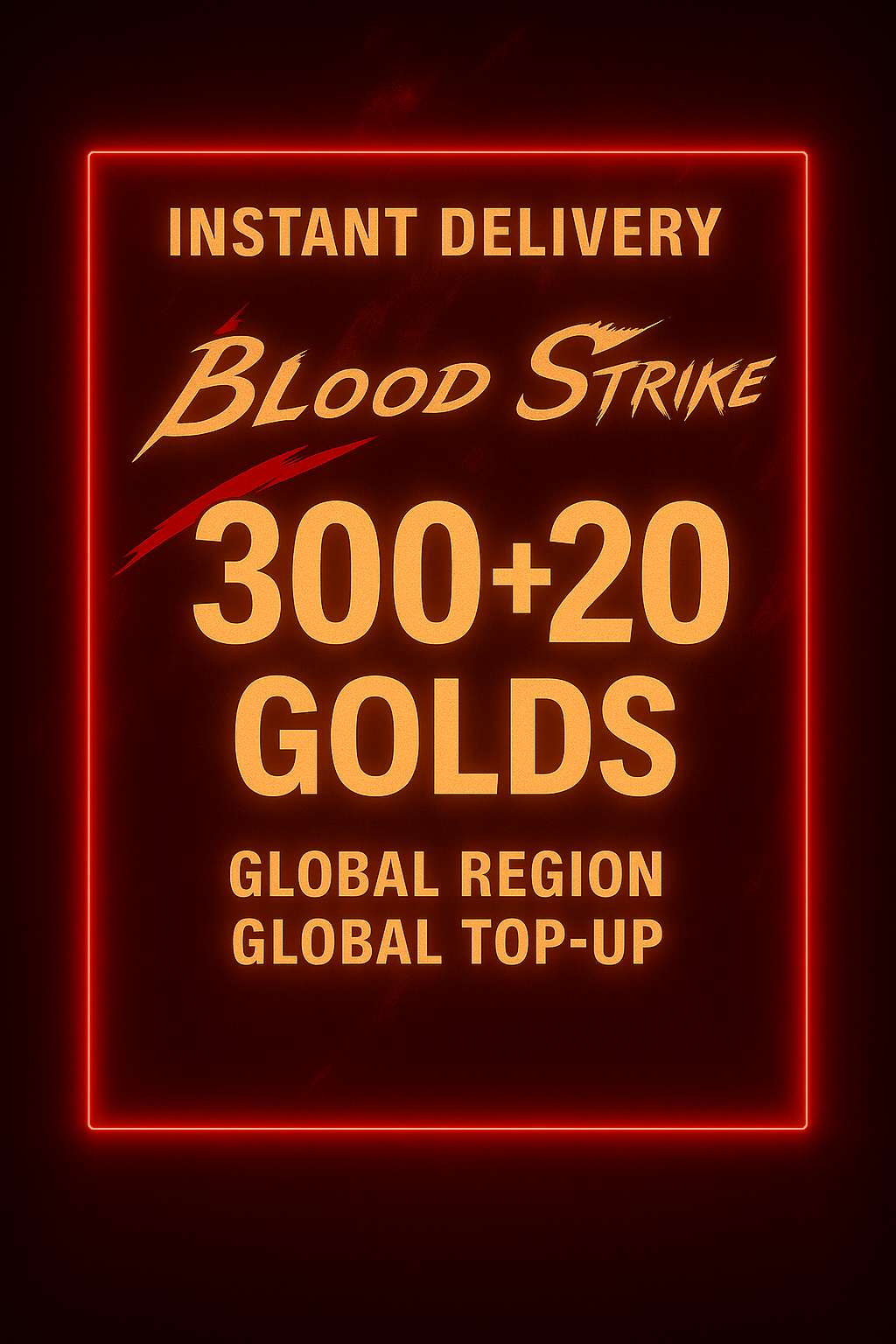 블러드 스트라이크 300+20 골드 충전