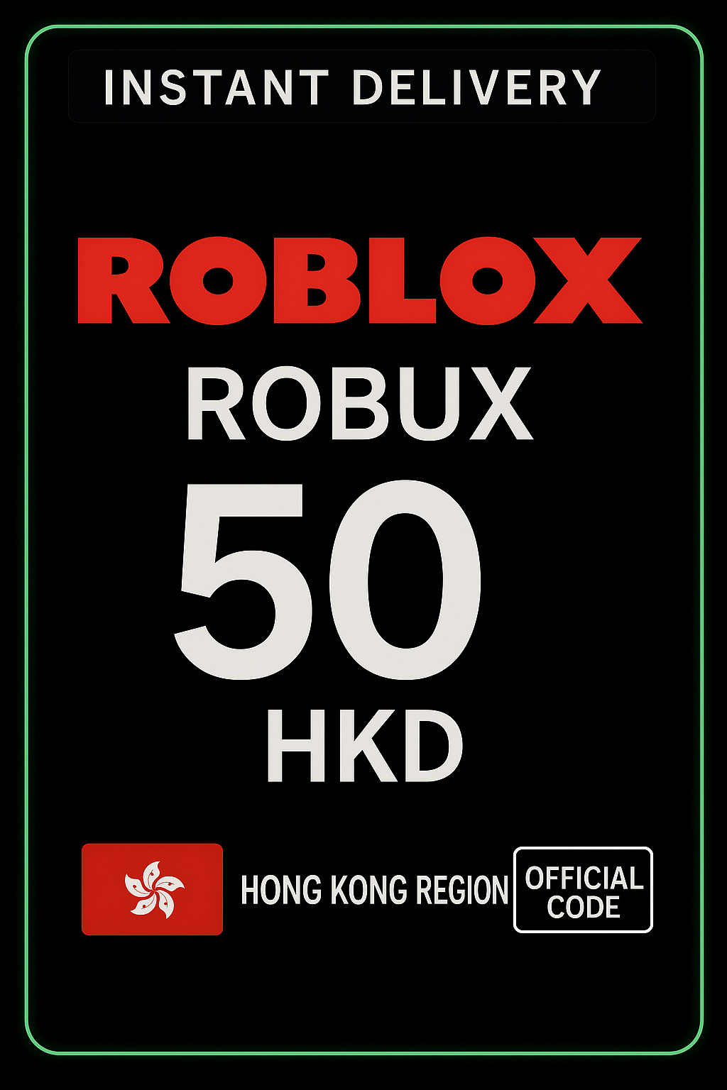 Buy Roblox 50 HKD Game Card (HK)