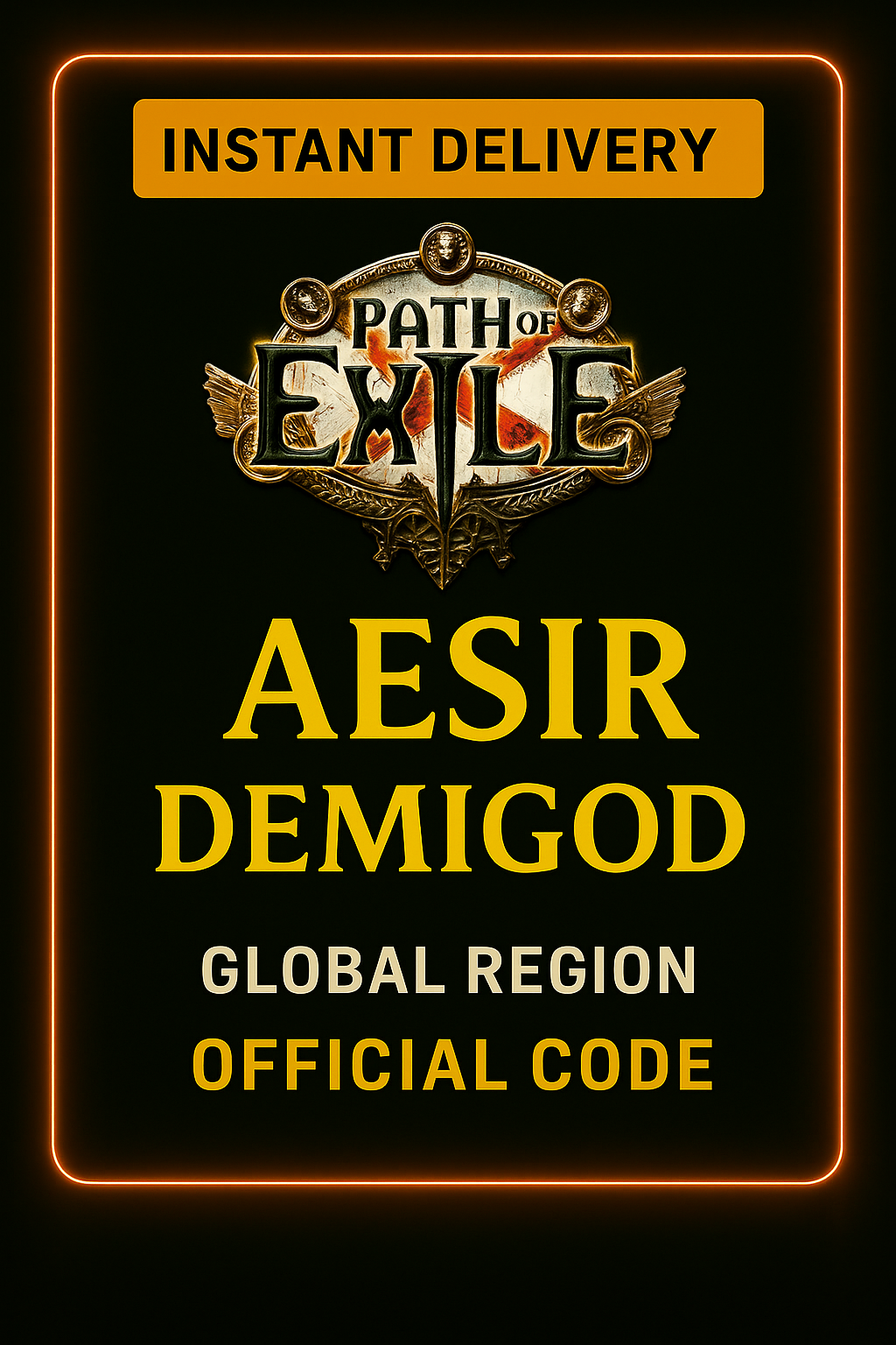 Path Of Exile Aesir 반신 지원자 구매