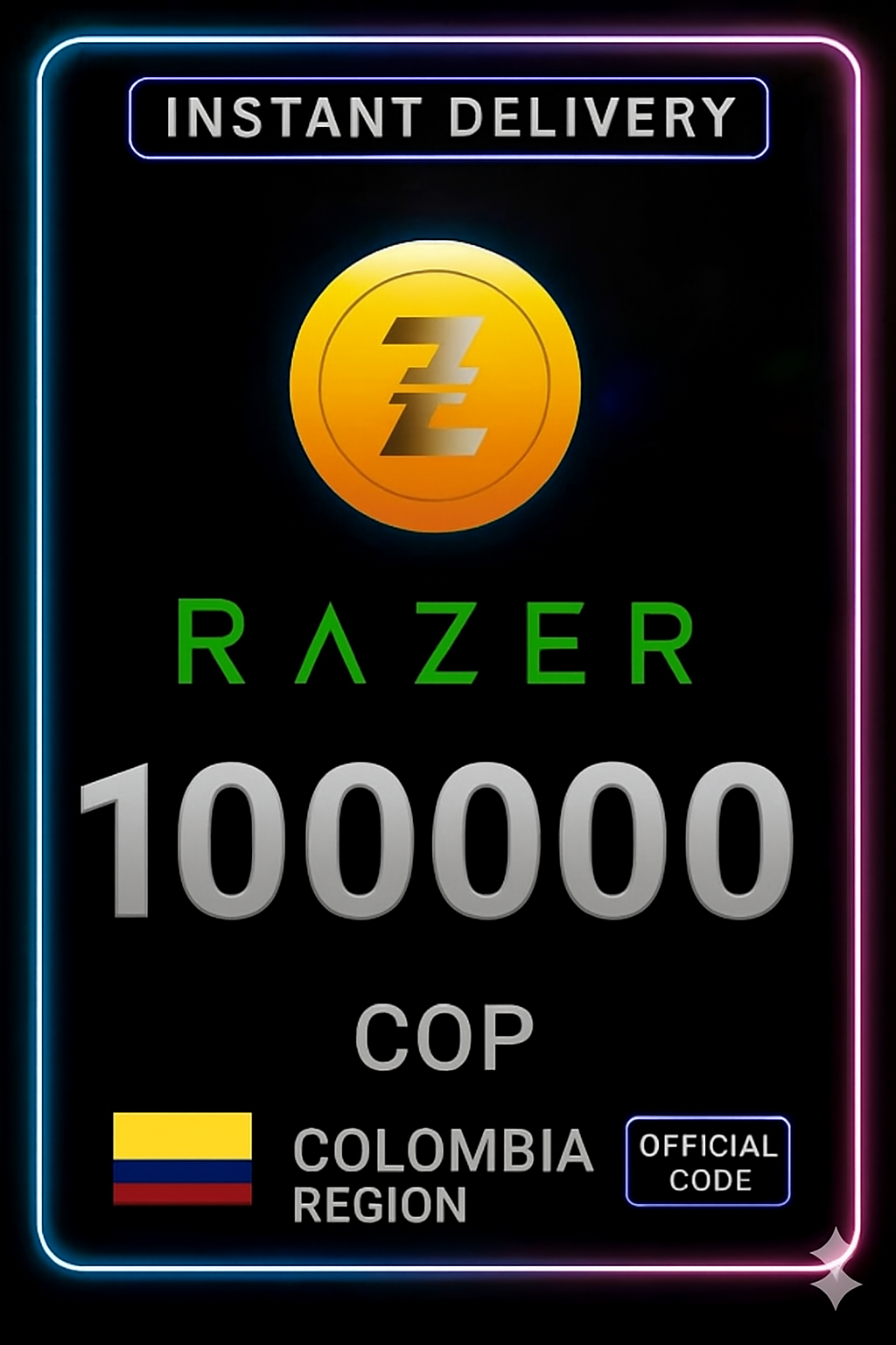 购买Razer Gold 哥伦比亚COP