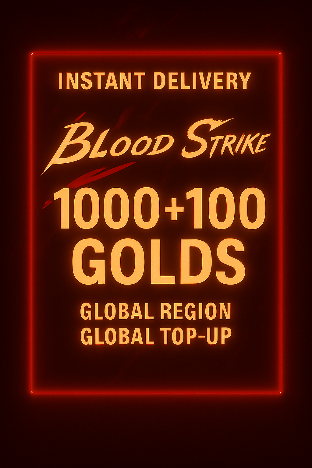 블러드 스트라이크 1000+100 골드 충전